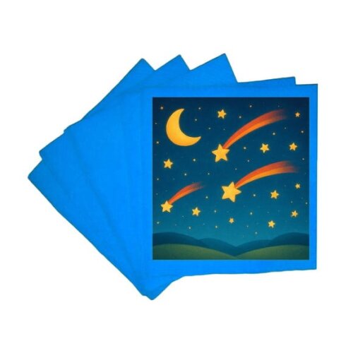 Guardanapo de Papel Personalizado Estrelas Cadentes