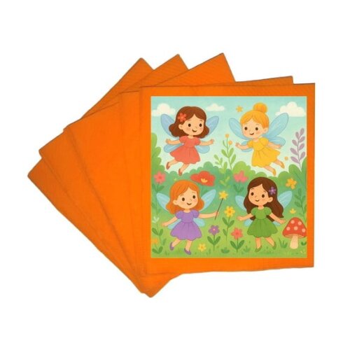 Guardanapo de Papel Personalizado Fadas