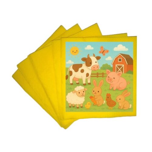 Guardanapo de Papel Personalizado Fazendinha