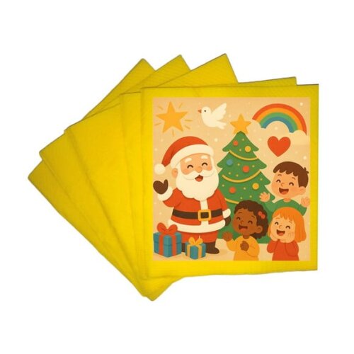 Guardanapo de Papel Personalizado Feliz Natal