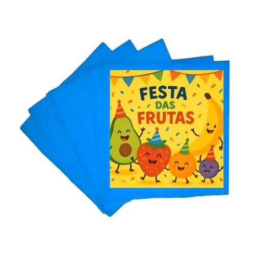 Guardanapo de Papel Personalizado Festa das Frutas
