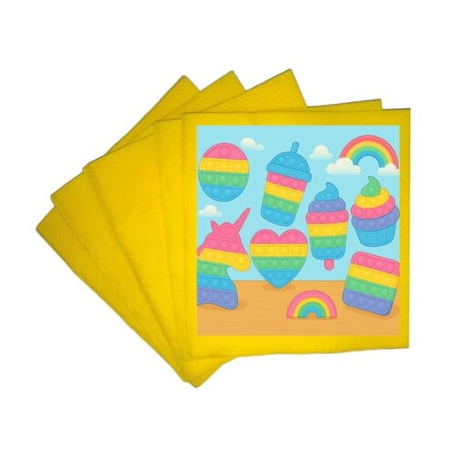 Guardanapo de Papel Personalizado Fidget Toys