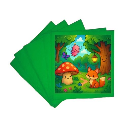 Guardanapo de Papel Personalizado Floresta Encantada