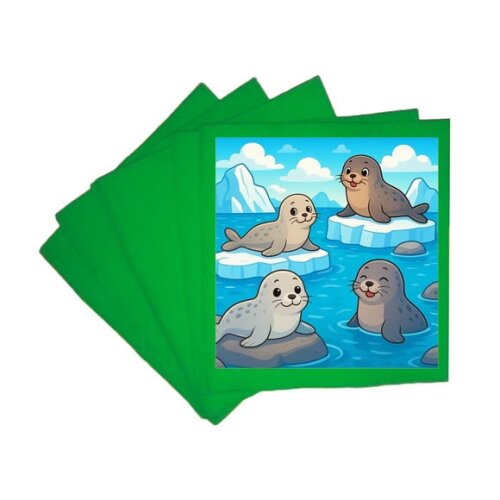 Guardanapo de Papel Personalizado Focas