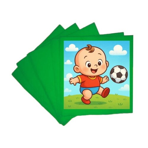 Guardanapo de Papel Personalizado Futebol Baby