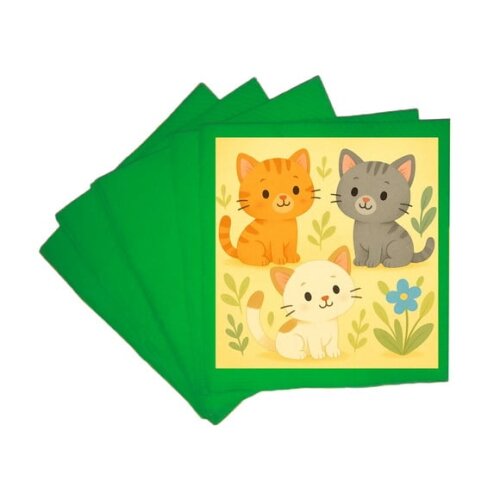 Guardanapo de Papel Personalizado Gatinhos