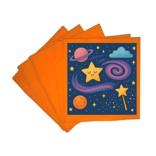 Guardanapo de Papel Personalizado Galáxia Mágica