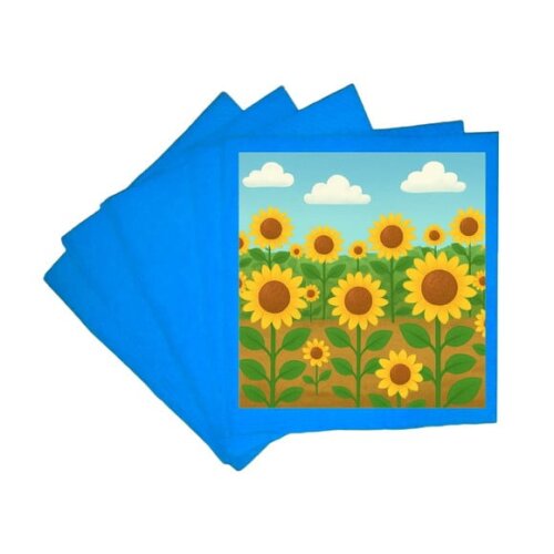 Guardanapo de Papel Personalizado Girassóis