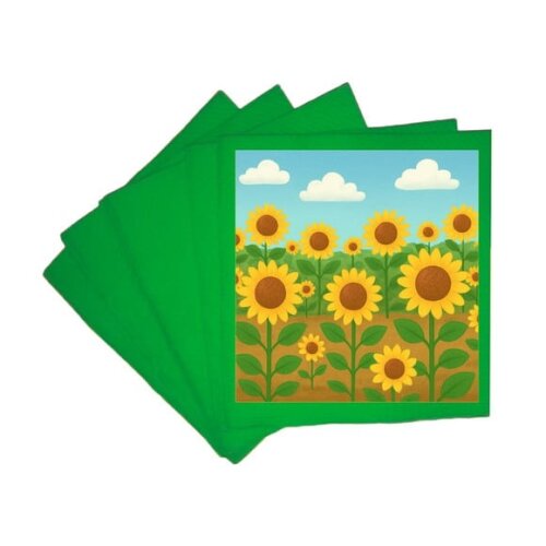 Guardanapo de Papel Personalizado Girassóis