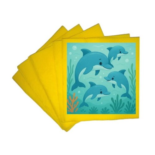 Guardanapo de Papel Personalizado Golfinhos