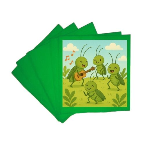 Guardanapo de Papel Personalizado Grilos