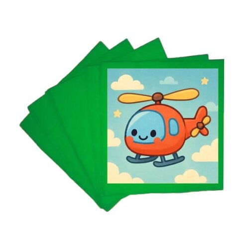 Guardanapo de Papel Personalizado Helicóptero