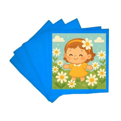 Guardanapo de Papel Personalizado Jardim das Margaridas