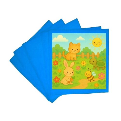 Guardanapo de Papel Personalizado Jardim dos Bichinhos