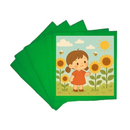 Guardanapo de Papel Personalizado Jardim dos Girassóis