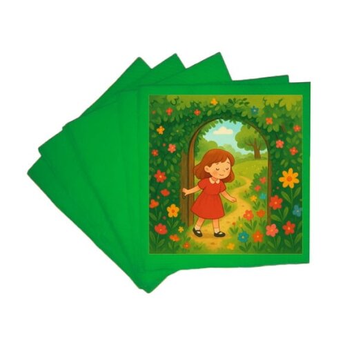 Guardanapo de Papel Personalizado Jardim Secreto