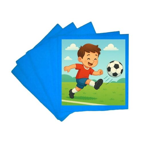 Guardanapo de Papel Personalizado Jogador de Futebol