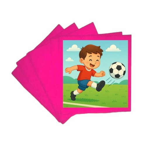 Guardanapo de Papel Personalizado Jogador de Futebol