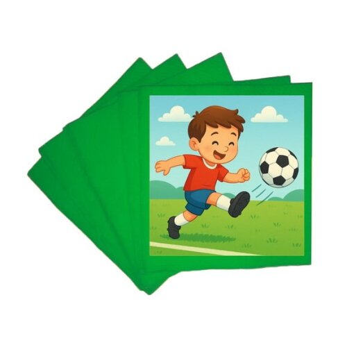 Guardanapo de Papel Personalizado Jogador de Futebol