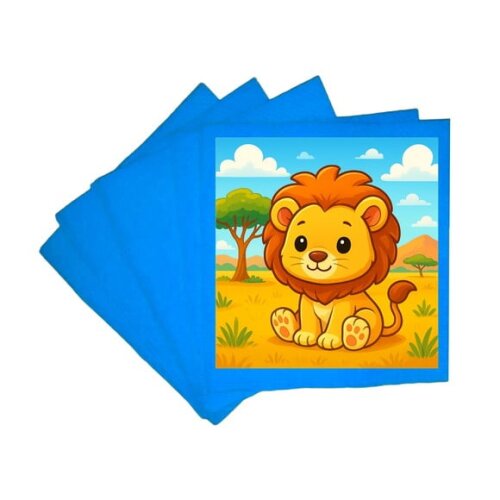 Guardanapo de Papel Personalizado Leão Baby