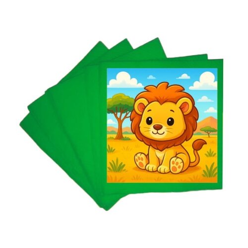 Guardanapo de Papel Personalizado Leão Baby
