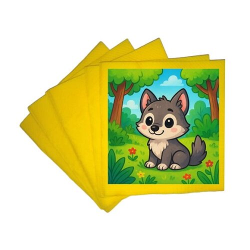 Guardanapo de Papel Personalizado Lobinho