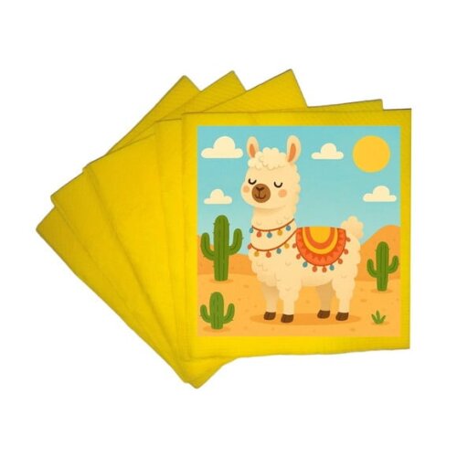 Guardanapo de Papel Personalizado Lhama