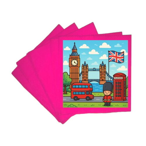 Guardanapo de Papel Personalizado Londres