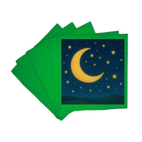 Guardanapo de Papel Personalizado Lua e Estrelas