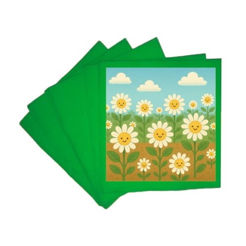 Guardanapo de Papel Personalizado Margaridas