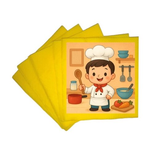 Guardanapo de Papel Personalizado Mini Chefe Menino