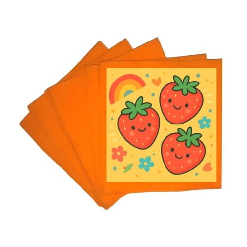 Guardanapo de Papel Personalizado Moaranguinhos Fofos