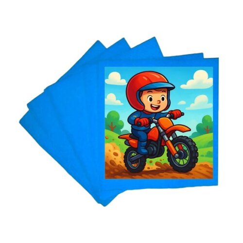 Guardanapo de Papel Personalizado Motocross