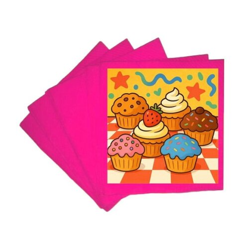 Guardanapo de Papel Personalizado Muffins
