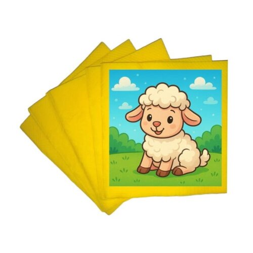 Guardanapo de Papel Personalizado Ovelhinha