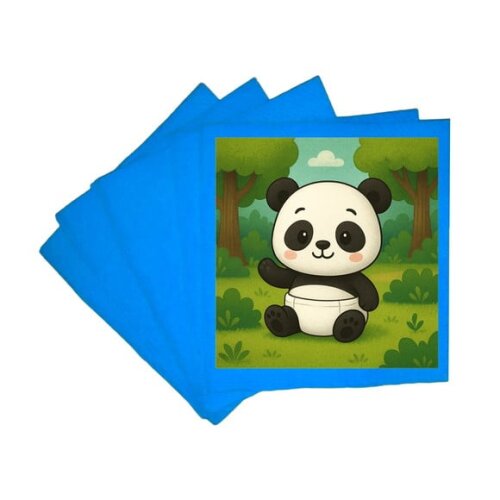 Guardanapo de Papel Personalizado Panda Baby
