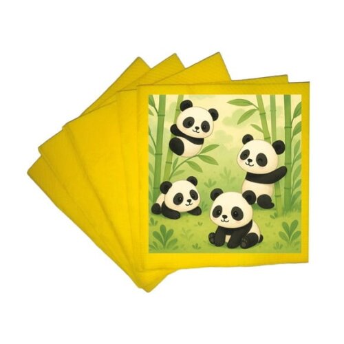 Guardanapo de Papel Personalizado Pandinhas