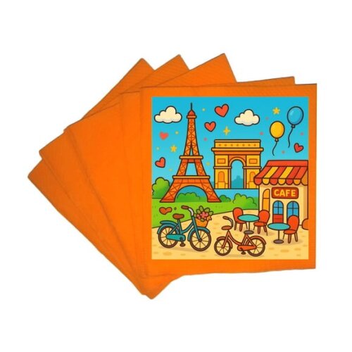 Guardanapo de Papel Personalizado Paris