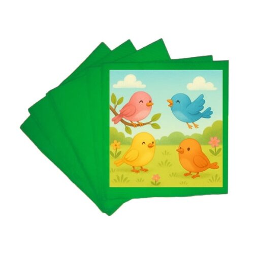 Guardanapo de Papel Personalizado Passarinhos