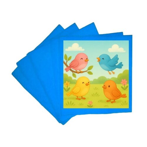 Guardanapo de Papel Personalizado Passarinhos