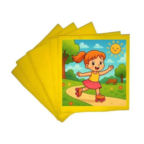 Guardanapo de Papel Personalizado Patins