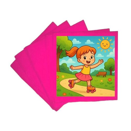 Guardanapo de Papel Personalizado Patins