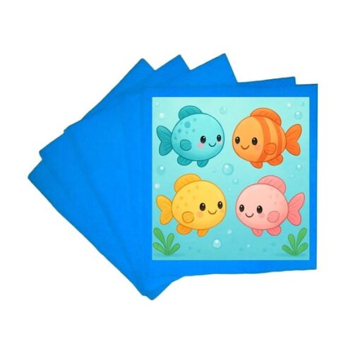 Guardanapo de Papel Personalizado Peixinhos Baby