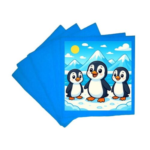 Guardanapo de Papel Personalizado Pinguins