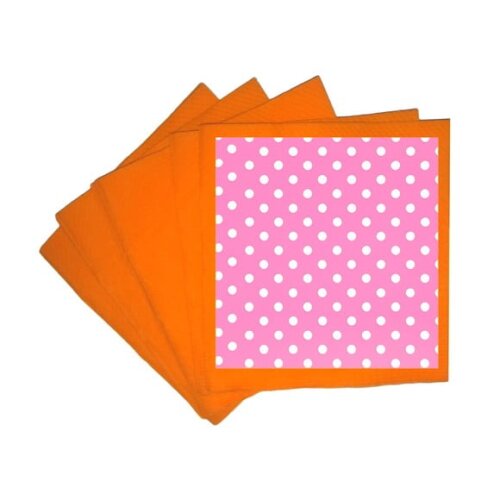 Guardanapo de Papel Personalizado Poá Rosa Pink