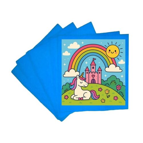 Guardanapo de Papel Personalizado Reino do Arco-íris