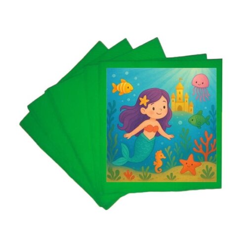 Guardanapo de Papel Personalizado Reino Subaquático