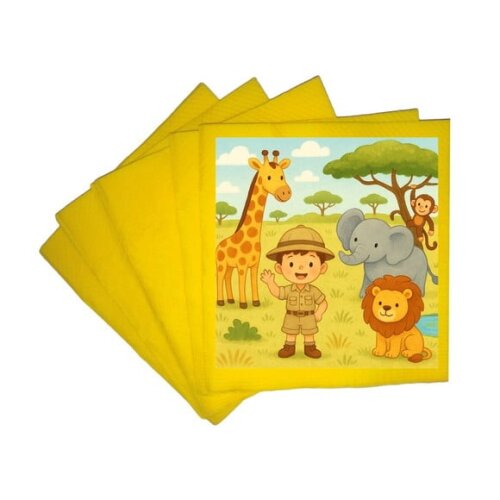 Guardanapo de Papel Personalizado Safari