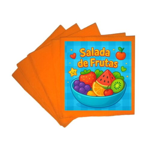 Guardanapo de Papel Personalizado Salada de Frutas