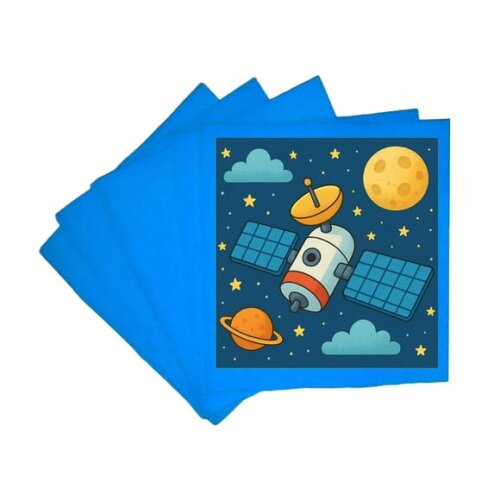Guardanapo de Papel Personalizado Satélite